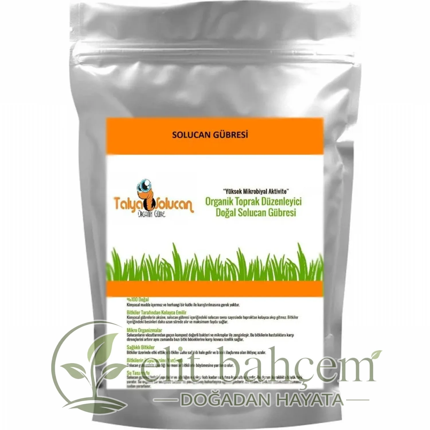 Organik Toz Solucan Gübresi 20 Kg