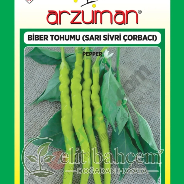 Çorbacı Sarı Sivri Biber Tohumu
