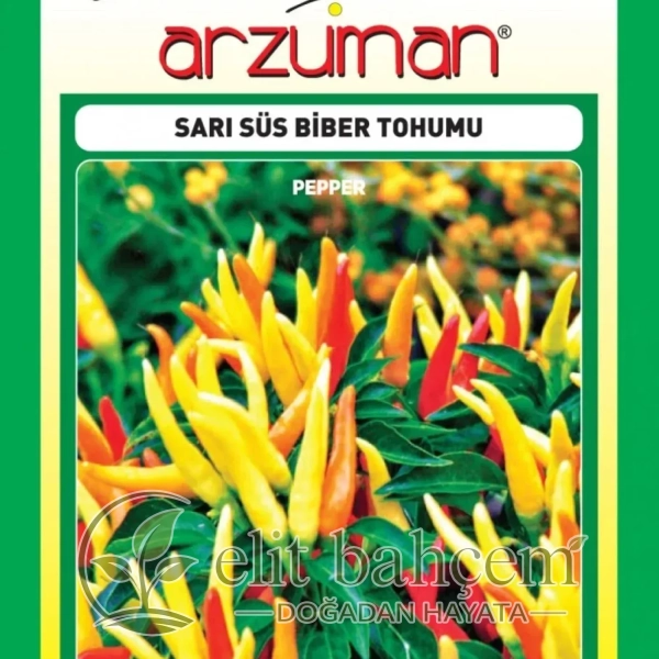 Sarı Süs Biberi Tohumu