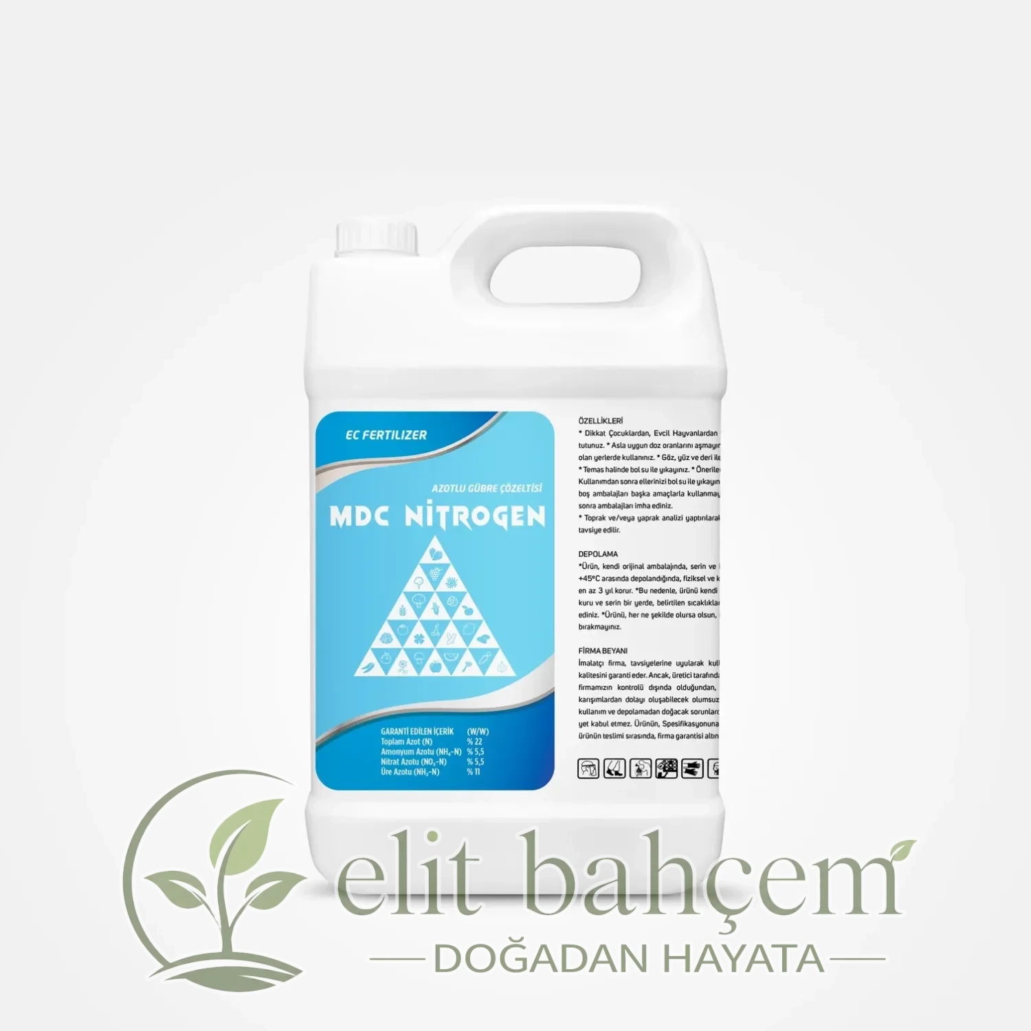 MDC Nitrogen - Sıvı Üre Azot Gübresi 5 Litre