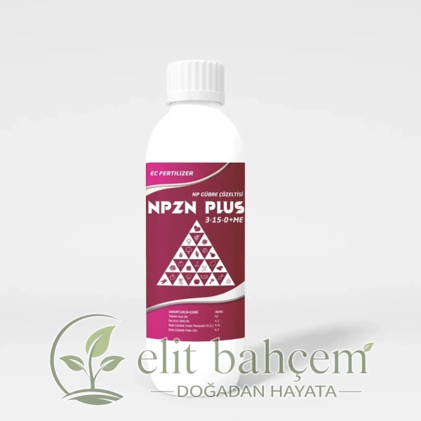 NPZN Plus Fosfor Azot Çinko Sıvı Gübre 1 Litre
