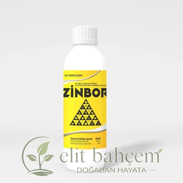 ZİNBOR Bor Çinko Sıvı Mikro Besin Elementi Gübre 1 Litre